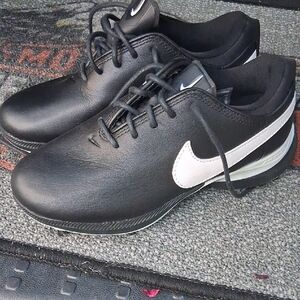 Nike Kids Black Sneakers with White Swoosh